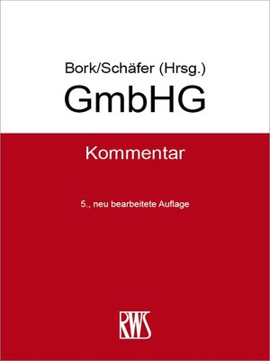 cover image of GmbHG